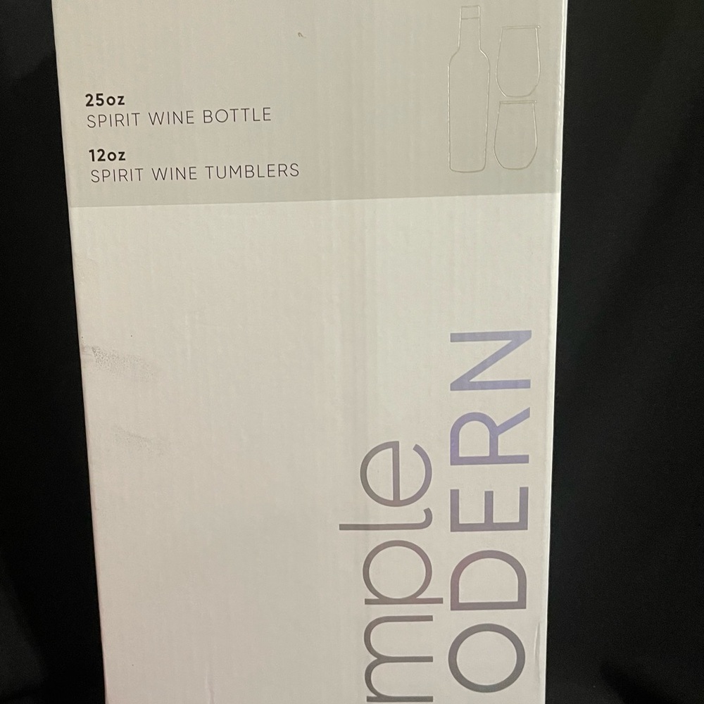 Simple Modern Wine Bottle/Tumbler Set